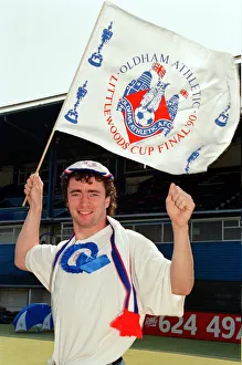 Mike Milligan of Oldham Athletic before the League Cup Final against Nottingham Forest Mike Milligan of Oldham Athletic before the League Cup Final against Nottingham Forest