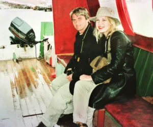 Mike Oldfield with girlfriend Amy Laver February 1999 The Tubular Bells musician is Mike Oldfield with girlfriend Amy Laver February 1999 The Tubular Bells musician is