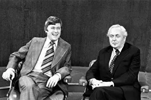 Images Dated 22nd January 1977: Mike Yarwood with Harold Wilson. 22nd January 1977