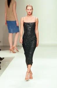 Milan Fashion Week 1997, Narciso Rodriguez Show, Thursday 23rd October 1997, Kate Moss Milan Fashion Week 1997, Narciso Rodriguez Show, Thursday 23rd October 1997, Kate Moss