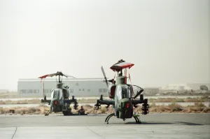 US Military Forces, Tank Killer Attack Helicopter at Dhahran Airbase, Saudi Arabia US Military Forces, Tank Killer Attack Helicopter at Dhahran Airbase, Saudi Arabia