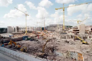 Millennium Stadium under construction. 10th July 1998 Millennium Stadium under construction. 10th July 1998