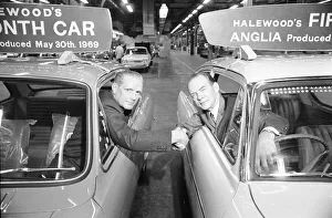 The millionth car produced at the Halewood plant of the Ford Motor Company marked two The millionth car produced at the Halewood plant of the Ford Motor Company marked two