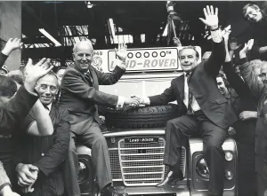 The millionth Land Rover comes of the assembly line at Solihull today The millionth Land Rover comes of the assembly line at Solihull today