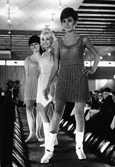 Mini Skirt fashion show in Dusseldorf Germany, March 1967 Mini Skirt fashion show in Dusseldorf Germany, March 1967