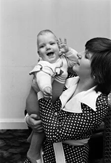 Images Dated 15th April 1977: Miracle Baby Kevin Hawkes with his mother Elaine. 15th April 1977