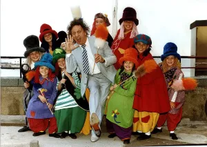 00000 Prints: Ken Dodd with Diddy Men and Tickling Sticks Print