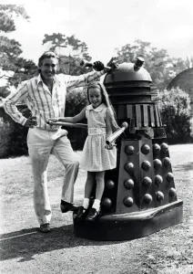 00000 Prints: Terry Nation Print: A Cardiff-born Scriptwriter with Daughter and Dalek