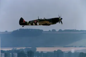 00002 Prints: Spitfire RAF Royal Air Force Print, Wroughton Airshow 31st August 1993