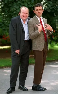 00003 Prints: Mel Smith and Rowan Atkinson Print, Mr Bean Photocall 1997