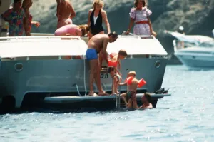 00006 Prints: Prince Charles Family Holiday Print 1988
