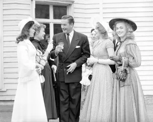 00009 Prints: Errol Flynn Print: Actor at a Film Party