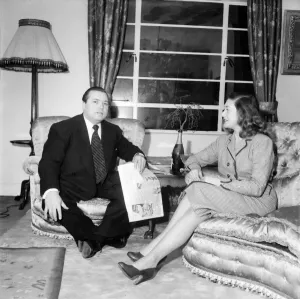 00011 Prints: George Dawson Print at Home with Wife