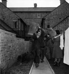 00014 Prints: Bowler Hats Print for Coventry Dustmen, March 1952