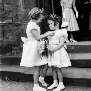 00014 Prints: Wedding Print of Michael Higgs and Rachel Mary Jones, June 1952