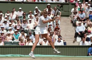 00014 Prints: Wimbledon Print of Steffi Graf's 1991 Victory