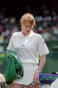 00014 Prints: Wimbledon Print of Steffi Graf's 1991 Victory