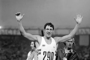 00015 Prints: Alan Wells Sprinter Print - 100 Metres Final Moscow Olympics 1980