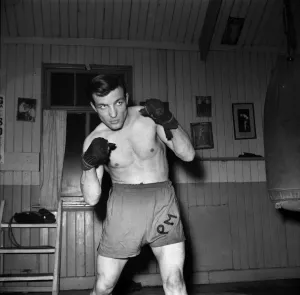 00019 Prints: Sport Boxing Print of Phil Mellish, Stalybridge Lightweight