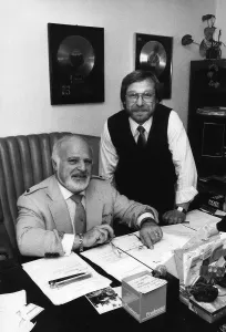 00020 Prints: Don Arden Print: Father and Son with Gold Records