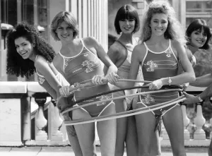 Vintage Swimwear Models Prints: Clothing Beach: Models Maxine, Christie, Melissa, Penny