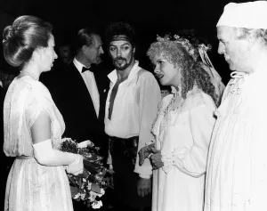 00029 Prints: Princess Anne and Prince Philip Meet Pirates of Penzance Stars Print
