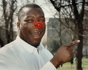 00030 Prints: Comic Relief Print: Gary Mason in Red Nose