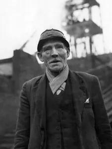 00030 Prints: Print of an eighty-year-old miner awarded the BEM