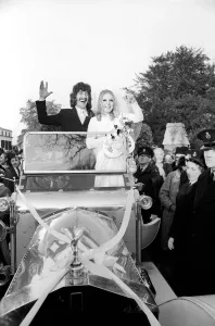 Vintage Car Photo Print of Alan Blakley's Wedding