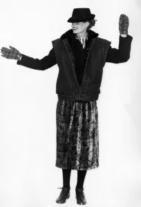 00031 Prints: Fashion Print - 1970s Sheepskin Waistcoat