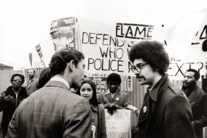 00035 Prints: 1970s Demonstrations Print: Prince Charles Speaks to Young Protesters