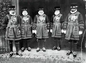 00036 Prints: King Edward VIII Yeoman of the Guard Print, February 1907