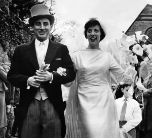 00037 Prints: Print of Spike Milligan at his wedding in May 1962