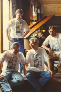 00038 Prints: Lindisfarne Band Members Print