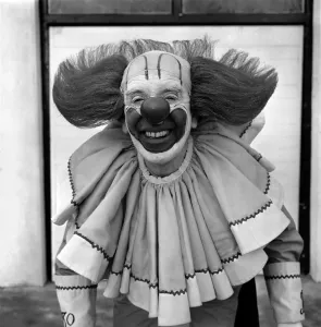 00038 Prints: Max King as Bozo the Clown Print, 1969