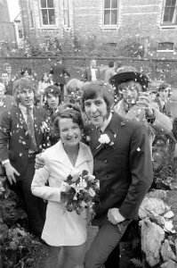 00040 Prints: A Print of Terry Keelan and his Bride Rosalyn