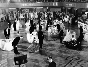00040 Prints: Ballroom Dancing Print in Oxford Galleries