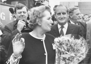 00047 Prints: Margaret Thatcher visits Gateshead Metrocentre Print (00047)