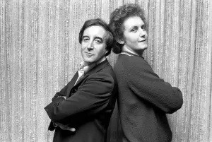 00049 Prints: Peter Sellers and Son Michael Print, London 1975
