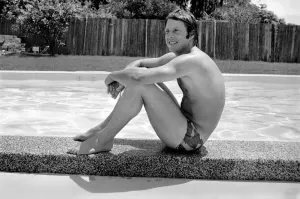 00049 Prints: Jeff Thomson Australian Fast Bowler Print January 1975