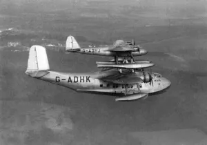 00049 Prints: Print of Short-Mayo Composite flying boat Mercury