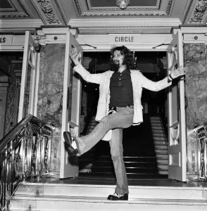 Prints of Billy Connolly, Scottish folk singer turned comedian, will be performing at the Palladium in London this evening, as part of a mini tour which also took in Manchester 0000to0099 Prints: Black and white print of Billy Connolly at the Palladium