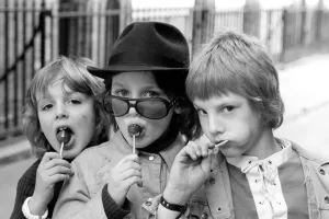 00052 Prints: The Kojak Kids Print: Three Young Fans from Holborn, 1975