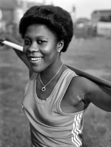 Tessa Sanderson Training Print August 1977