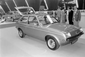 00053 Prints: Vauxhall Chevette at the Geneva Motor Show Print, March 1975
