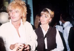 00054 Prints: Rod Stewart with Olivia Newton John Print 00054
