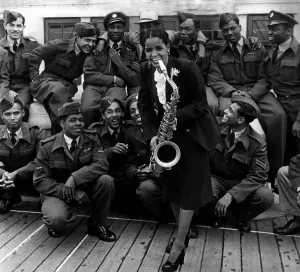 00055 Prints: Mona Baptise Blues Singer Print, June 1948