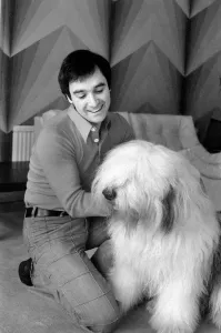 00056 Prints: Peter Shelley and Dog Print, March 1975