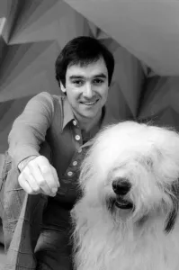 00057 Prints: Peter Shelley and Dog Print, March 1975