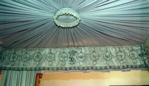00058 Prints: Glamis Castle Birthplace Embroidered Drape Print